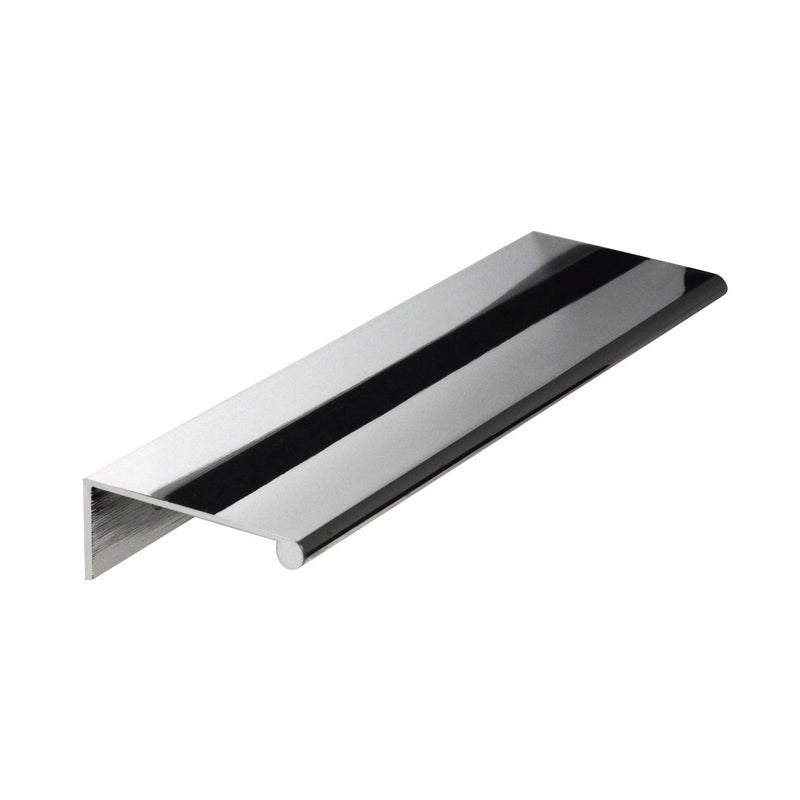 CKP #3306-6 in. CKP Brand Back Mount Finger Edge Pull, Polished Chrome - 10 Pack - Image 3